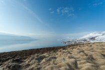 Vista panorámica del majestuoso paisaje, Islandia, Eyjafjordur - foto de stock