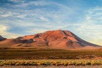 Scenic view of orange hill at San Pedro de Atacama, Atacama desert, Chile — Stock Photo