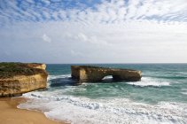 Malerischer Blick auf Felsformationen am Meeresufer, Australien — Stockfoto