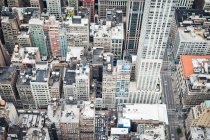 Манхэттенские крыши — стоковое фото