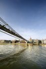 Scenic view of Millennium Bridge, London, England, UK — Stock Photo