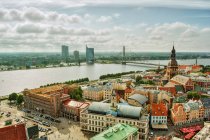Vue panoramique sur la ville de Riga, Lettonie — Photo de stock