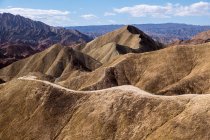 Мальовничий вид на гори, Zhangye, Ганьсу, Сполучені Штати Америки — стокове фото