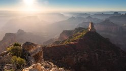 Alba su Point Imperial, Grand Canyon, Arizona, America, USA — Foto stock