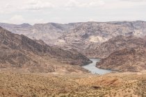 Vista panorâmica do rio Colorado e Willow Beach, Arizona, América, EUA — Fotografia de Stock
