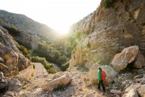 Escursioni delle donne in montagna, Maiorca, Spagna — Foto stock