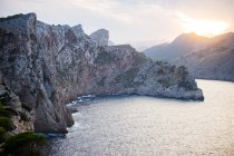 Scenic view of Rocky coastline, Cap de Formentor, Mallorca, Spain — Stock Photo