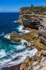Vista panorámica de The Gap, Península de South Head, Sydney, Nueva Gales del Sur, Australia - foto de stock