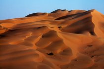 Vista de perto das dunas de areia no deserto, Arábia Saudita — Fotografia de Stock