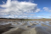 Vista panorámica de la arena en la playa, Dingle, Condado de Kerry, Irlanda - foto de stock