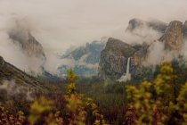 Scenic view of Yosemite National Park, California, America, USA — Stock Photo