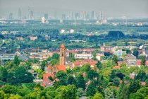 Paysage urbain, Darmstadt et Francfort-sur-le-Main, Allemagne — Photo de stock