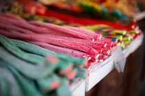 Close-up view of colorful sugar confectionary — Stock Photo