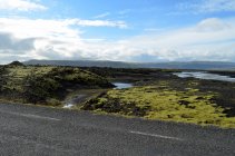Vue panoramique de Voyager autour de l'Islande — Photo de stock