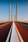Scenic view of Pont Jacques Chaban-Delmas, Bordeaux, France — Stock Photo
