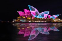 Vista panorámica del teatro de ópera en Sydney, Australia - foto de stock