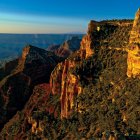 Scenic view of Cape Royal, North Rim, Grand Canyon, Arizona, America, USA — Stock Photo