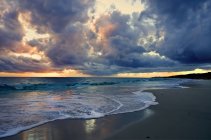 Vista panorámica de Sunset Coastline, Australia Occidental, Australia - foto de stock