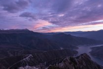 Vue panoramique sur le paysage montagneux, Kozjak, Macédoine — Photo de stock