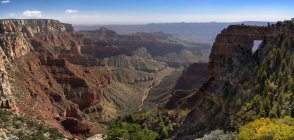 Vista panorámica de Angels Window, Gran Cañón, Arizona, América, Estados Unidos - foto de stock