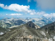Vue panoramique sur la chaîne de montagnes, les montagnes des Balkans, Karlovo Plovdiv, Bulgarie — Photo de stock