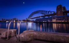Blue hour da Pier One, Sydney Australia. — Foto stock
