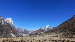 Vista panorâmica da paisagem rural, montanhas do Himalaia, Nepal — Fotografia de Stock