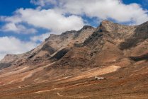 Scenic view of Mountain landscape, Cofete, Fuerteventura, Canary Islands, Spain — Stock Photo