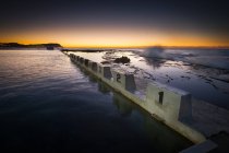 Vista panoramica di Merewether Baths, Newcastle, Nuovo Galles del Sud, Australia — Foto stock