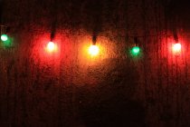 Colorful lights on the wall — Stock Photo