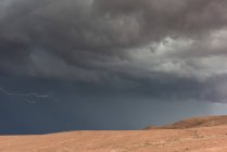 Scenic view of Lightning over the Altiplano, Chile — Stock Photo