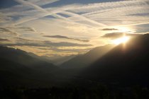 Vista panoramica di maestose Alpi svizzere, Svizzera — Foto stock