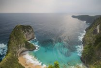 Malerischer Blick auf kelingking beach, nusa penida, Indonesien — Stockfoto