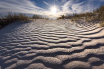 Malerischen Blick auf weißen Sand Nationaldenkmal, New Mexico, Amerika, Vereinigte Staaten — Stockfoto
