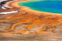 Vista panorâmica do parque nacional de yellowstone, wyoming, eua — Fotografia de Stock