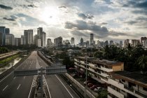 Vista de la ciudad de Bangkok, Tailandia - foto de stock
