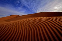 Vista panorámica del paisaje del desierto - foto de stock