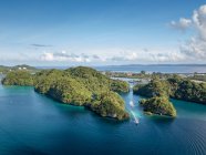 Aerial view of majestic landscape  Palau — Stock Photo