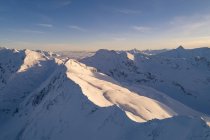 Snowcapped гірські вершини, Sportgastein, Зальцбург, Австрія — стокове фото