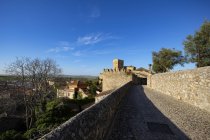 Vista panorâmica do bairro histórico na província de Cáceres, na Estremadura Espanha — Fotografia de Stock