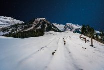 Paysage rural d'hiver, Brienzer Rothorn, Alpes Emmentales, Suisse — Photo de stock