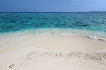 Vista panorámica de la playa tropical, Caribe - foto de stock