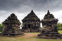 Vista panoramica del tempio di Candi Ijo, Yogyakarta, Indonesia — Foto stock