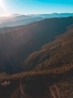 Vista aerea verso Mt Bogong, Buckland, Victoria, Australia — Foto stock