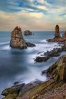 Scenic view of The Urros of Liencres, Cantabria, Spain — Stock Photo