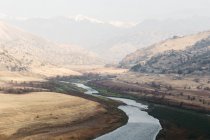 Vista panorâmica da paisagem rural, Califórnia, América, EUA — Fotografia de Stock