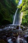 Tiu kelep waterfall, Senaru, Lombok, Indonesia — Stock Photo