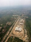 Vue aérienne du paysage urbain de New Delhi, Inde — Photo de stock