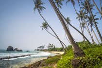 Vista panorâmica da praia de Koggala, Galle, Sri Lanka — Fotografia de Stock