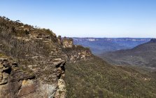 Vue panoramique sur les Blue Mountains, Nouvelle-Galles du Sud, Australie — Photo de stock